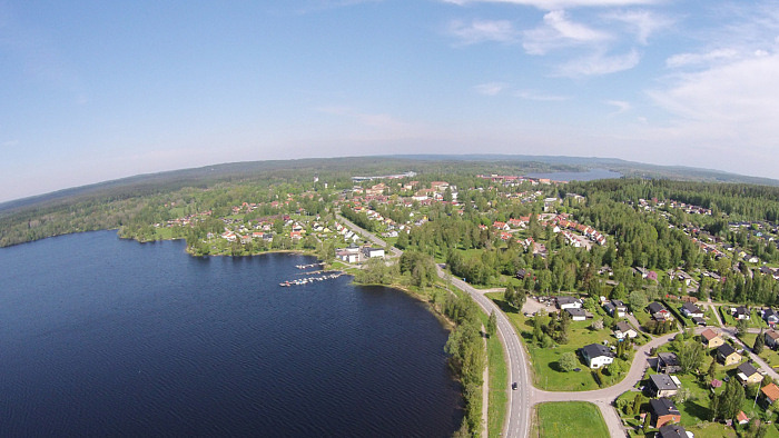 Kontroll av vattenverket i Färna