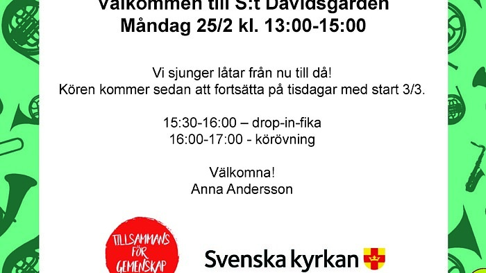 Ungdomskör på sportlovet!