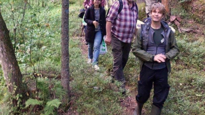 Vandring på Ormdalsleden