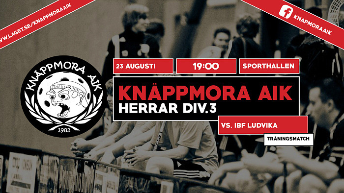 Gameday (Träningsmatch) Knäppmora AIK – IBF Ludvika