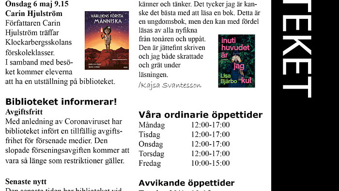 Biblioteket i Maj!