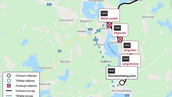 Väg 661 avstängd under fredagen den 3 september