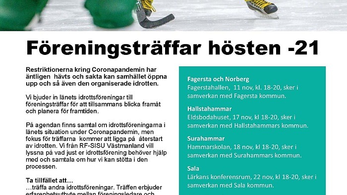 Föreningsträff Skinnskatteberg