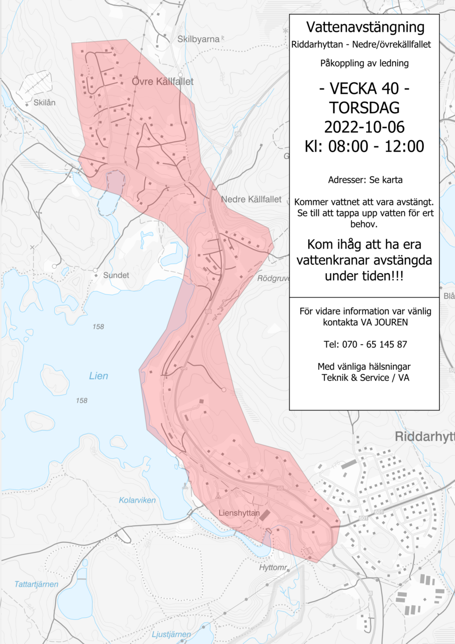 Vattenavstängning