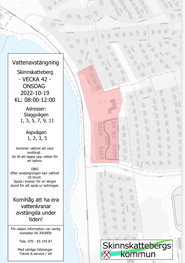 Vattenavstängning